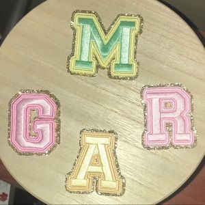 Stoney Clover Lane sticker letters.